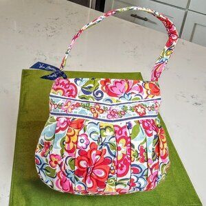 Vera Bradley Multicolor Floral Print Pleated Bag